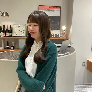 ロング カラー 酸性縮毛矯正/ ホッタケイシのヘアスタイル