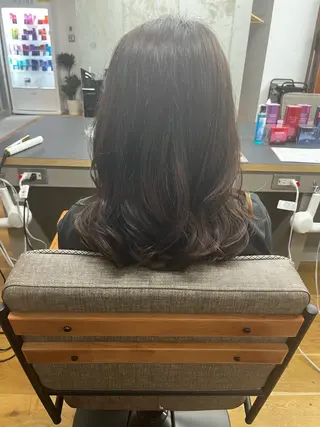 セミロング ROSSO Hair＆SPA  香椎宮前店所属・SHIINA 香椎宮前店のヘアスタイル