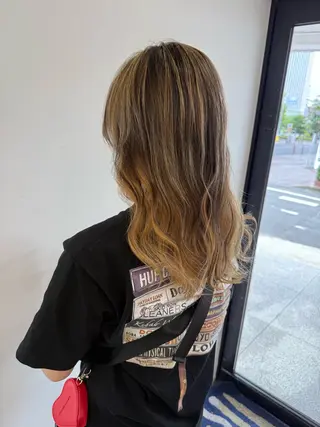 セミロング カラー まなみ/ PORT SALONのヘアスタイル