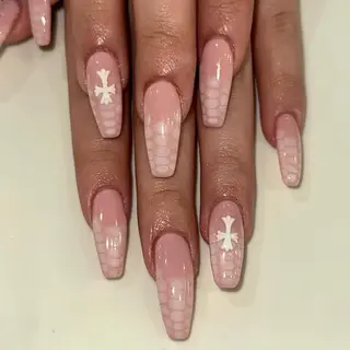 ロング NAKAMURA Aのネイルデザイン