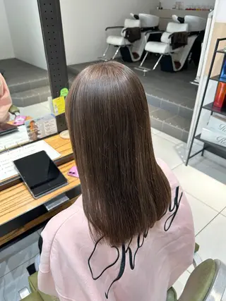 セミロング カラー ダブルカラー /透明感カラーRioのヘアスタイル