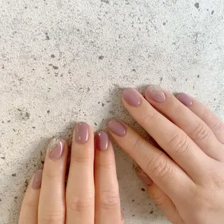 ミディアム カラー パーマ ヘアアレンジ メンズ キッズ ネイル マツエク・マツパ アイブロウ Salon Kのネイルデザイン