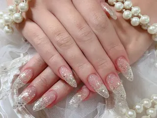 ネイル ネイルサロンAiri 長さ出し·シンプルのネイルデザイン