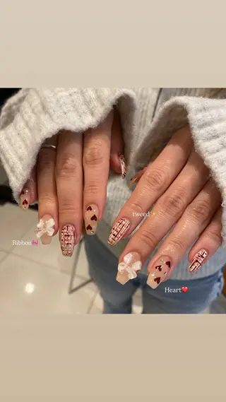 ネイル Allure小山店 アミのネイルデザイン