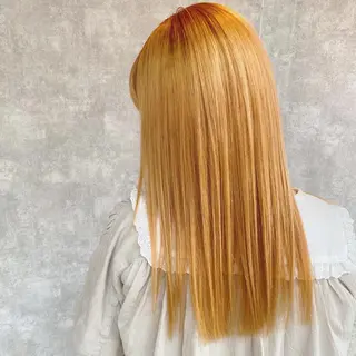 セミロング カラー 入江 允のヘアスタイル