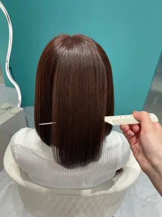 ショート カラー 名駅/大人韓国ヘア 艶カラー/Rihoのヘアスタイル