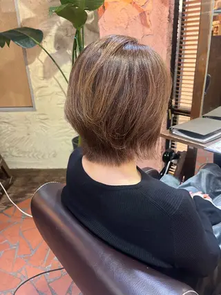 ショート 中山 実のヘアスタイル