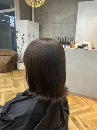 ミディアム 村田 彩菜のヘアスタイル