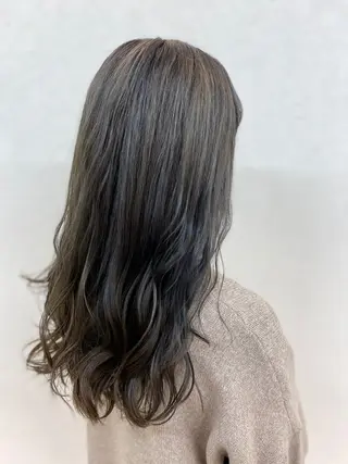 ロング カラー 岡本 拓朗のヘアスタイル