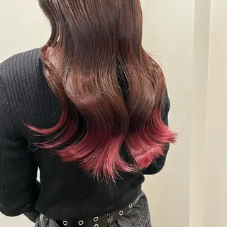 カラー すみす🎀ヘアメ/ 艶カラー/エクステのヘアスタイル