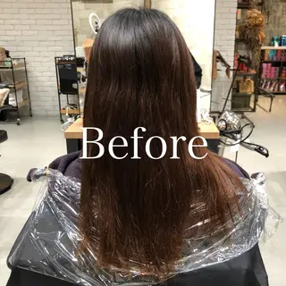 セミロング カラー レディースヘア💫 加藤たいが🐯のヘアスタイル