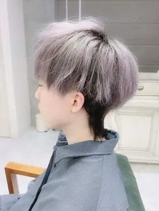 ショート カラー ヘアアレンジ メンズ 𝐑𝐈𝐍𝐊𝐀 🐣🩷のヘアスタイル