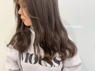 ロング カラー 透明感♡︎♡︎ 佐々木早苗のヘアスタイル