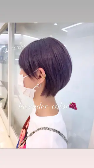 ショート カラー 似合わせカラー/艶 髪質改善/ヨシザキのヘアスタイル