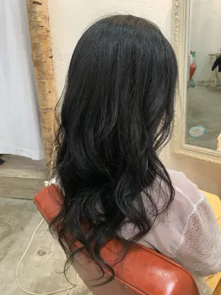 ロング カラー fio マナミのヘアスタイル