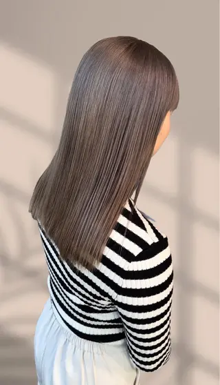 セミロング 表参道店大人っぽ ブラウン🪞TOWAのヘアスタイル