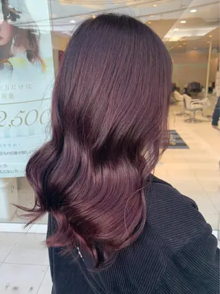 セミロング カラー MODE K's松原 YUMIのヘアスタイル