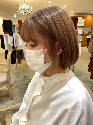 セミロング バレイヤージュモデル 小林匠❤️‍🔥のヘアスタイル