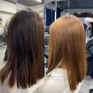 ミディアム カラー メンズ特化 水口湧太のヘアスタイル