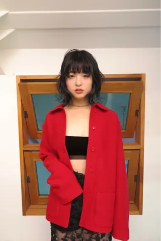 ミディアム カラー yuna / tsunaguのヘアスタイル