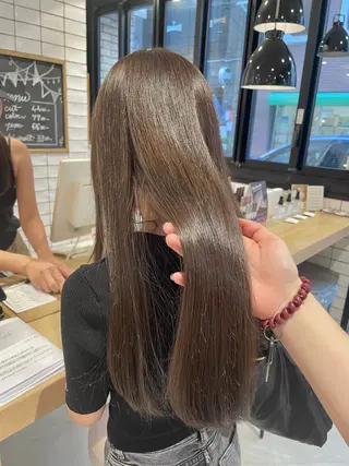 ミディアム カラー カラー/レイヤー/ 髪質改善/PAAQのヘアスタイル