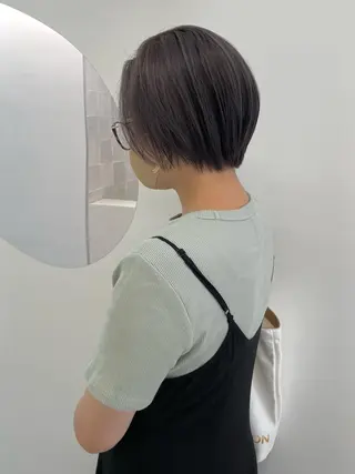 ショート カラー 韓国ヘア🤍 ayanaのヘアスタイル