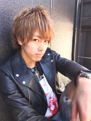 ショート カラー メンズ 【代表】 高瀬慎也/縮毛矯正のヘアスタイル