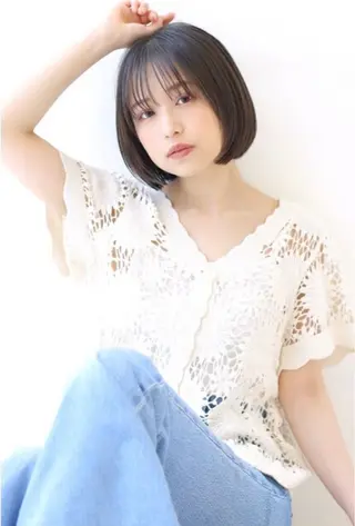 ミディアム オーロ 中島のヘアスタイル