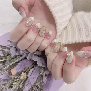 ネイル 🦋ネイルサロン ブラン🌈ゆりのネイルデザイン