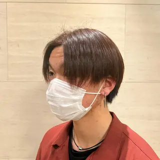 ショート カラー メンズ 茅ヶ崎パーマ特化/ スパイラル/ハルキのヘアスタイル