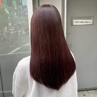 セミロング カラー 大人っぽ♡上品な暖色 ♡ブリーチなし♡のヘアスタイル