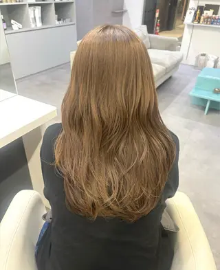 ロング カラーモデル募集/ 小山栞のヘアスタイル