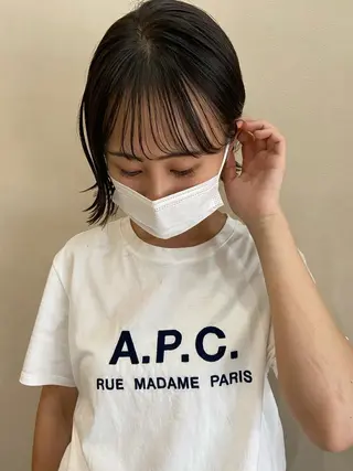 ショート ボブ/透明感カラー 🧸YUI❤️のヘアスタイル