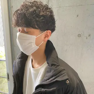 パーマ メンズ YinYang所属・川﨑 章弘のヘアスタイル
