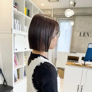 ミディアム 会田有紀 /切りっぱなしボブのヘアスタイル