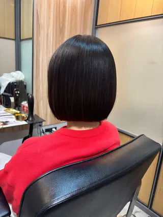 ショート ✨津田佐功/兵庫三宮 /カラー/縮毛矯正✨のヘアスタイル