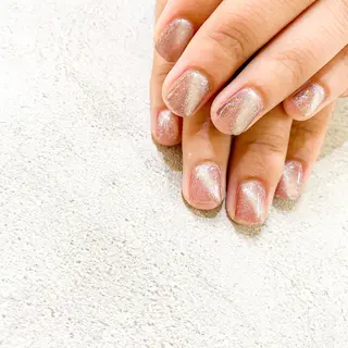 ネイル ゴテゴテ💙ワンホン リオナのネイルデザイン