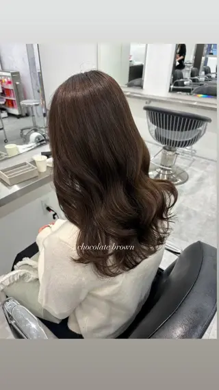 ロング ParveMix 宮﨑 梨里のヘアスタイル