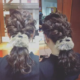 ミディアム ヘアアレンジ ✨🌿大人可愛い愛さ れhair🌿✨松本のヘアスタイル
