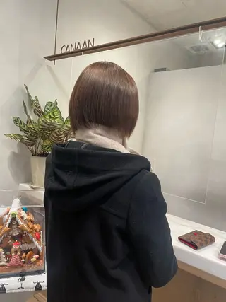 ミディアム カラー 村田 旭のヘアスタイル