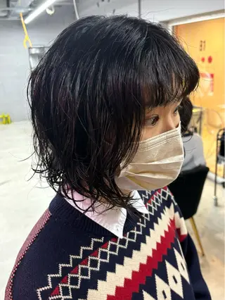 ショート パーマ 札幌パーマ 髪質改善/後藤海音のヘアスタイル