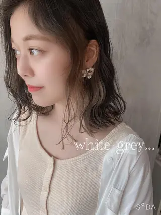 ミディアム カラー ヘアアレンジ stylist/蛯谷 珠里のヘアスタイル
