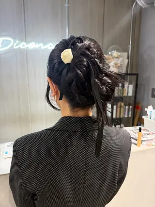 ロング ヘアアレンジ ヨシオカ マオのヘアスタイル