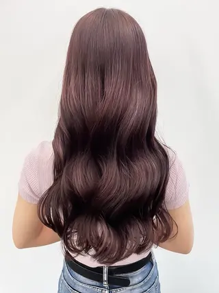 ロング カラー 透明感カラー🩶髪質 改善/レイヤー/結華のヘアスタイル