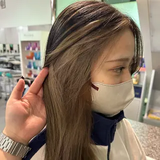 カラー 町田 里奈のヘアスタイル