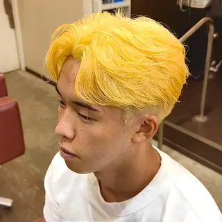 カラー メンズ メンズカット/パーマ /ハイライト/RYUのヘアスタイル