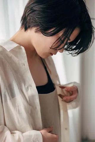 ショート パーマ ショート/ボブ特化 相良 真子のヘアスタイル