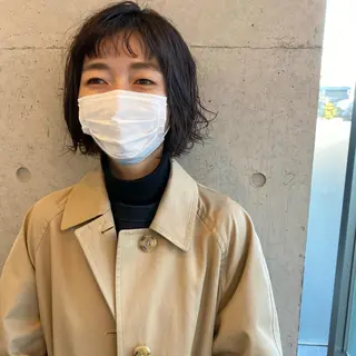 ミディアム パーマ YinYang所属・川﨑 章弘のヘアスタイル