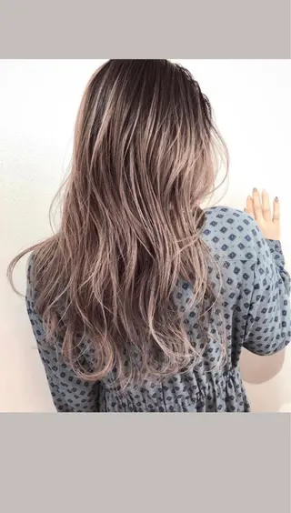 セミロング 阿見 大成のヘアスタイル