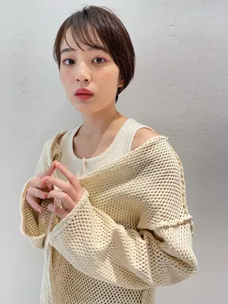 ショート 井上 舞のヘアスタイル